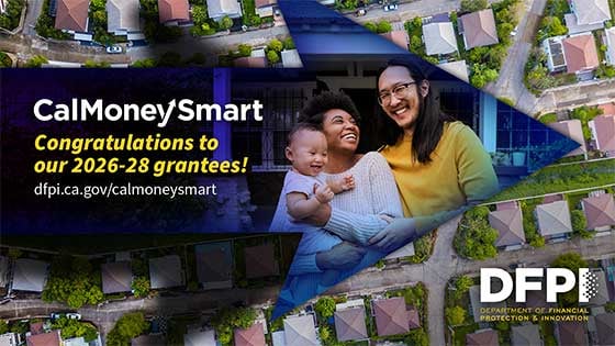 Congratulations to our 2026–28 CalMoneySmart grantees!